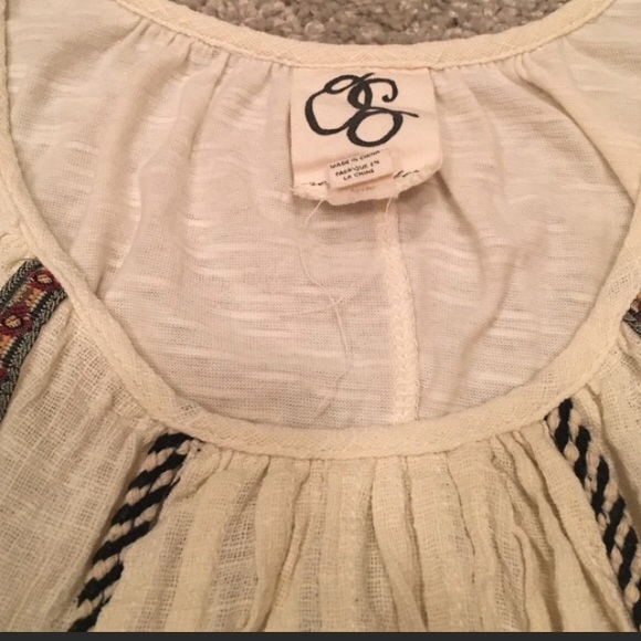Anthropologie ONE SEPTEMBER boho tank top Sz. Sm - Picture 5 of 6